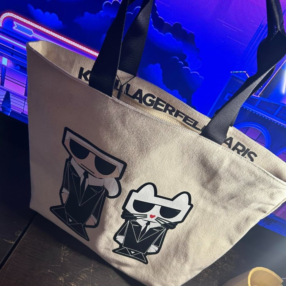 Karl Lagerfeld Canvas Tote